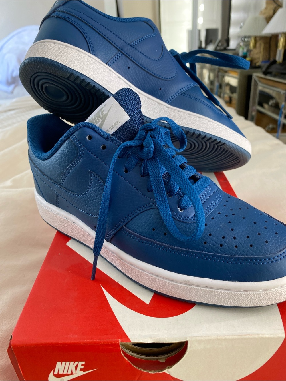 Nike Court Vision Low - Blue Force Size 7.5